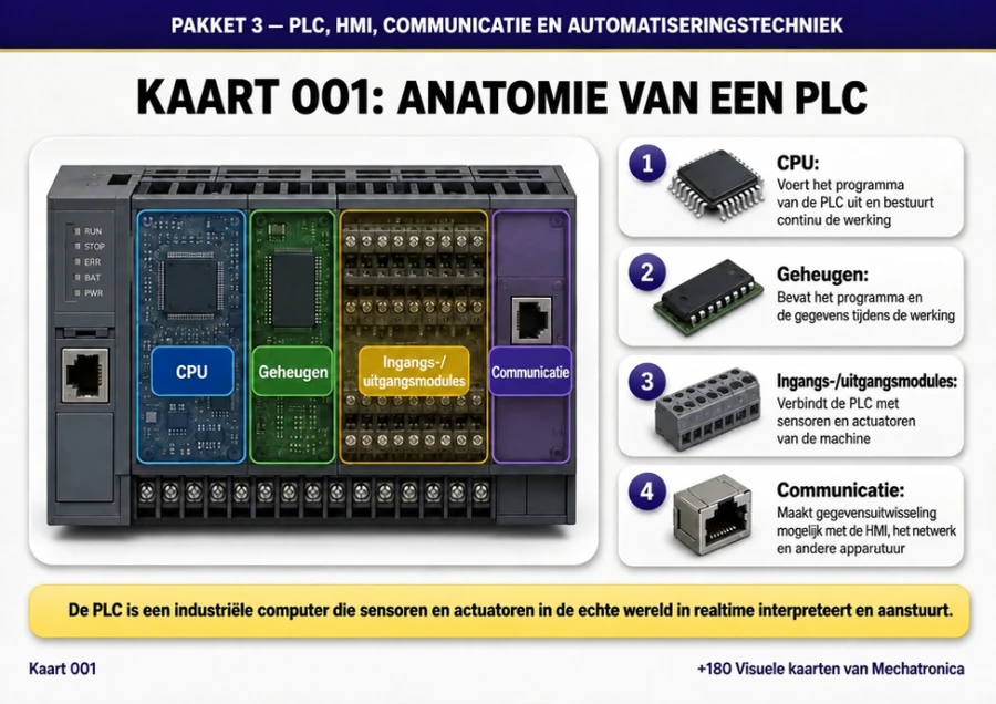 Kaart 001: anatomie van een PLC
