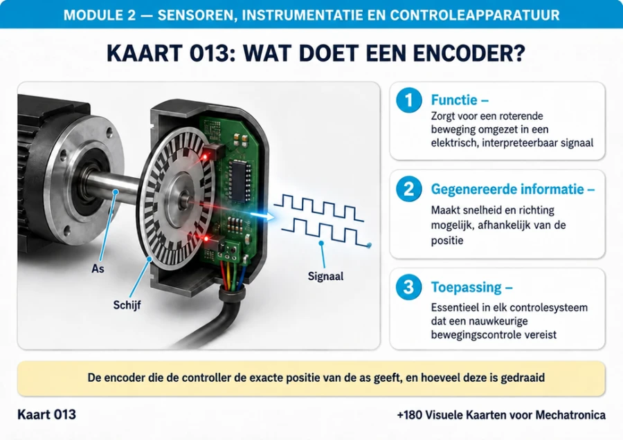 Kaart 013: wat doet een encoder?