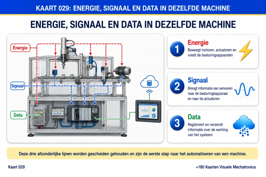 Kaart 029: energie, signaal en data in dezelfde machine